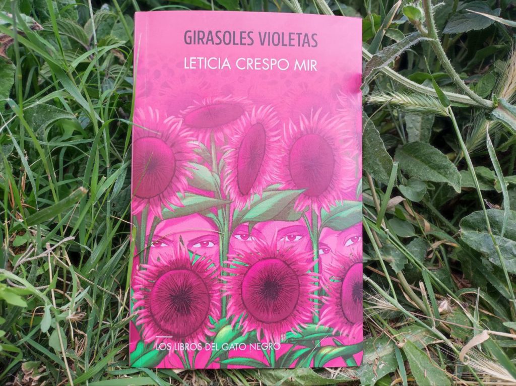 Girasoles violetas de Leticia Crespo Mir Blog de Nacho Escartín