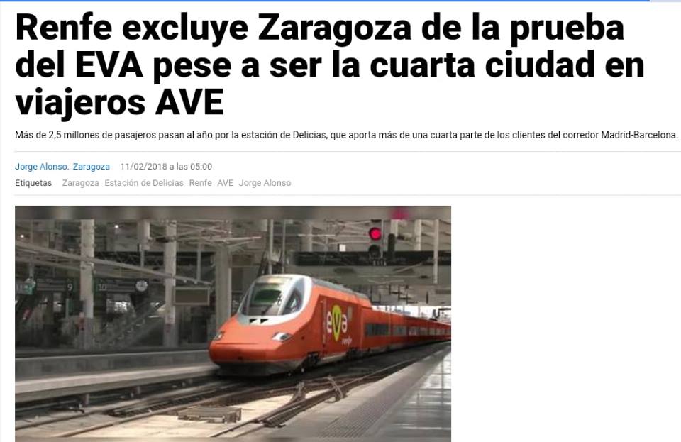 La importancia del tren en Aragón y los desprecios desde Madrid